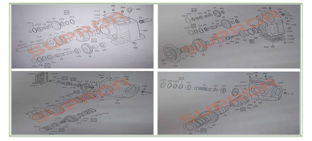 Manufacturer Price Helical Bevel Gearbox Speed Reducer for Motorcycle Engineering Machinery