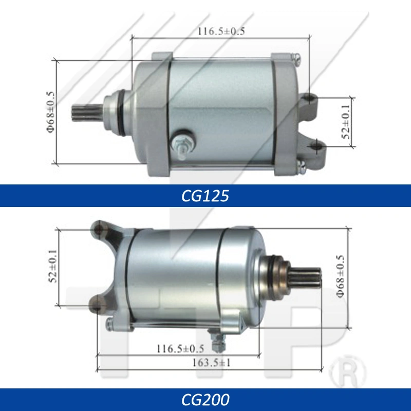 Cg125/150/200 Motorcycle Electrical Parts Motorcycle Starting Motor